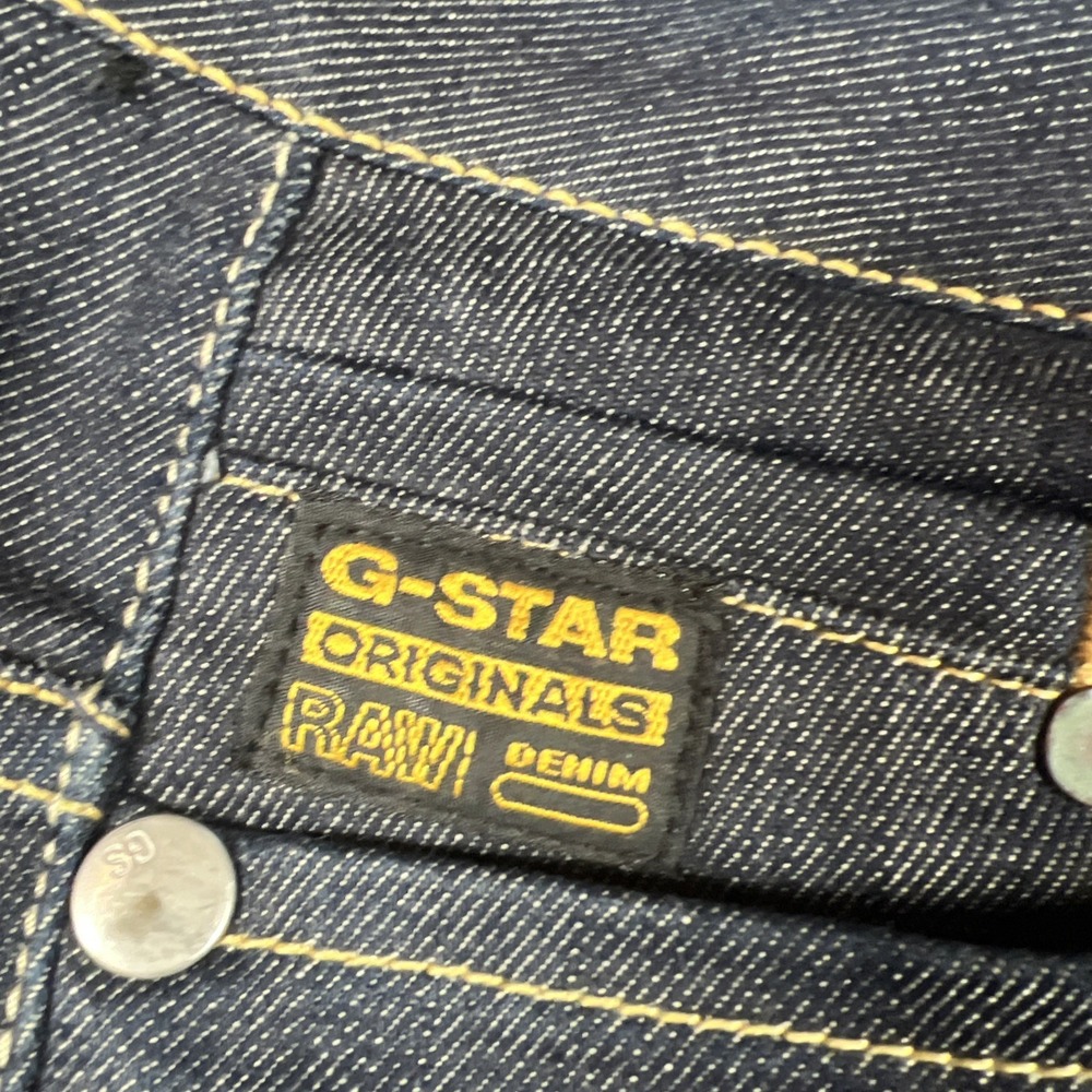 G-Star Midge Skinny Jeans Womens Size 27X32 Dark Blue Distressed Back Strap - Picture 3 of 8